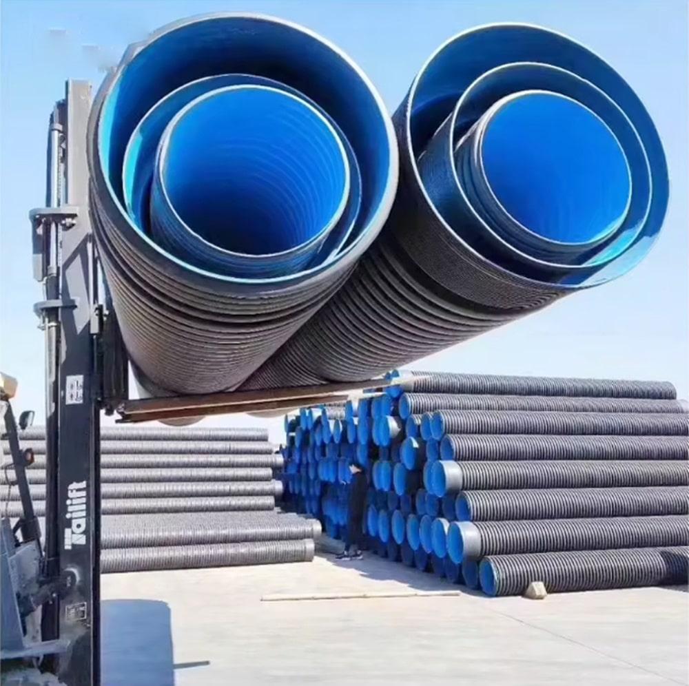 Ống địa kỹ thuật chịu tải trọng cao được lắp đặt trong dự án cầu lớn